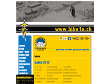 Tablet Screenshot of bike1a.ch